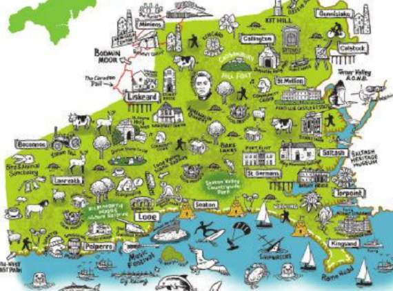 Discovering Cornwall: The Ultimate Tourist Map and Travel Guide