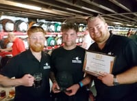 Award for Cornish lager