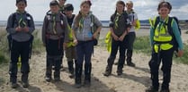 Scouts walk coast got coast