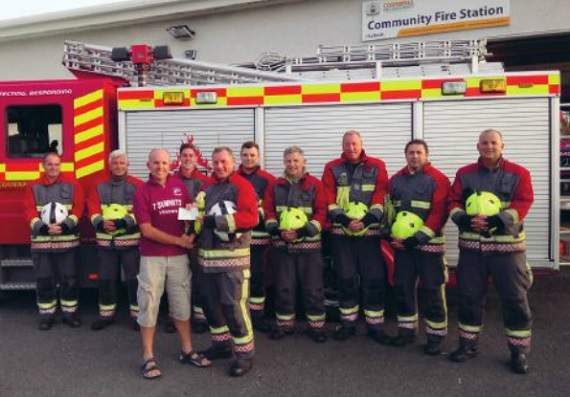 Trotters thank firefighters