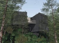 Woodland plan for luxury eco-lodges