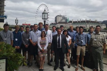 Agricultural apprentices from Cornwall go to Westminster