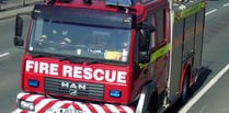 Firefighters tackle blaze at Liskeard electrical sub station