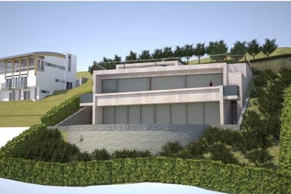 Downderry plan for hillside home overlooking the sea is rejected as 'overdevelopment'