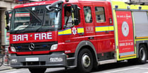 Mid terrace property fire in Gunnislake