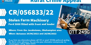 Tractor stolen from Jacobstowe