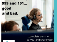 You still have time to help us improve call handling