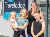 Struggling family forced to live in Travelodge for months