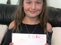 Special delivery from the late Queen for eight year old Emelia