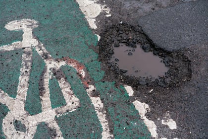 Cornwall among worst places for potholes 