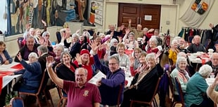 Senior citizens celebrate the New Year at Lions’ party