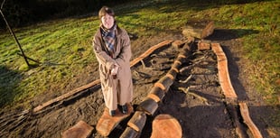 Eden Project welcomes 'giant skeleton' to estate