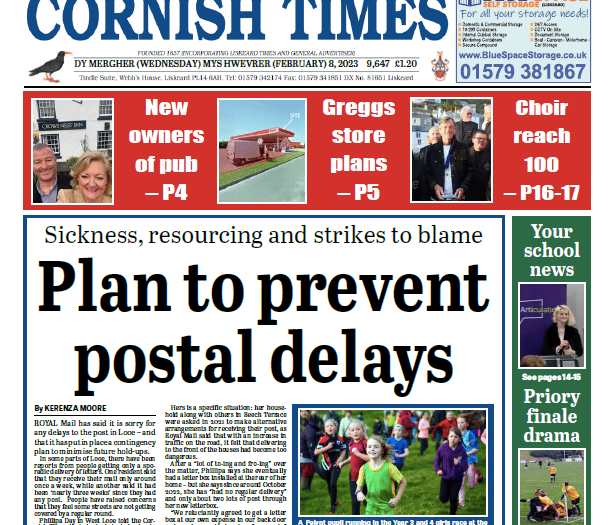 In this week's Cornish Times!