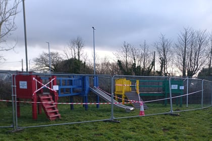 Callington town play park closed due to urgent maintenance work