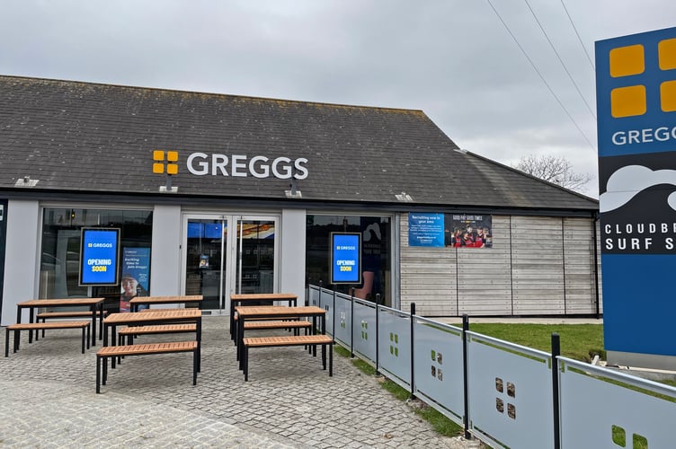 The new Greggs store in Saltash