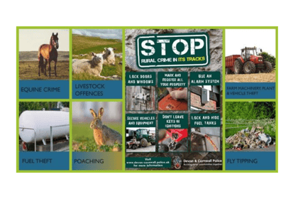 Rural crime alert from Devon and Cornwall Police 