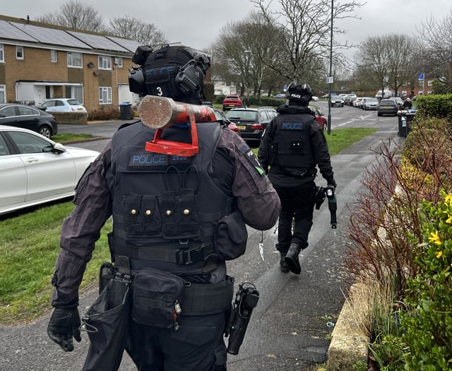 Police action sees cash, drugs and weapons removed from streets
