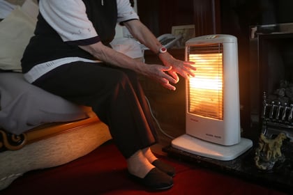 One in 25 elderly people living alone in Cornwall has no central heating