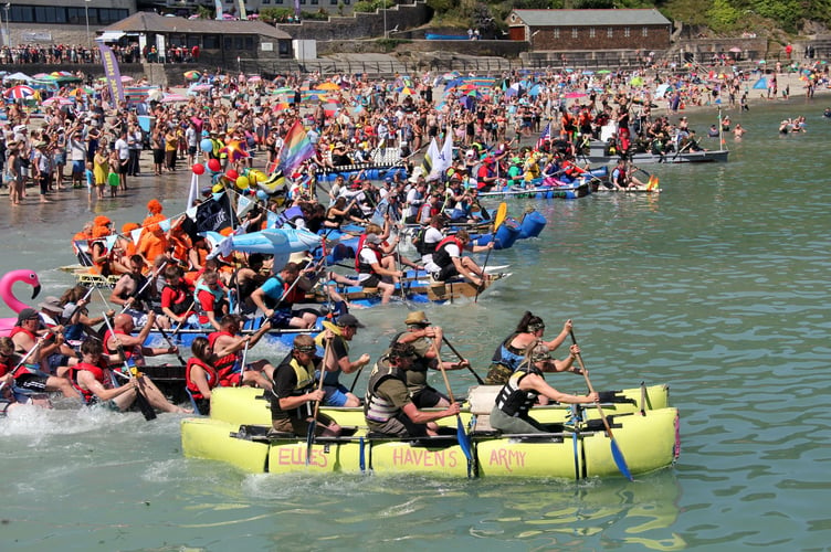 Start off at East Looe beach