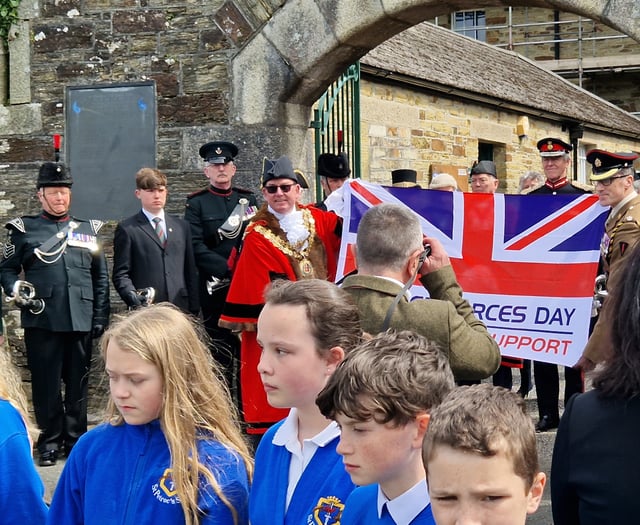 Flag relay begins ahead of Armed Forces Day