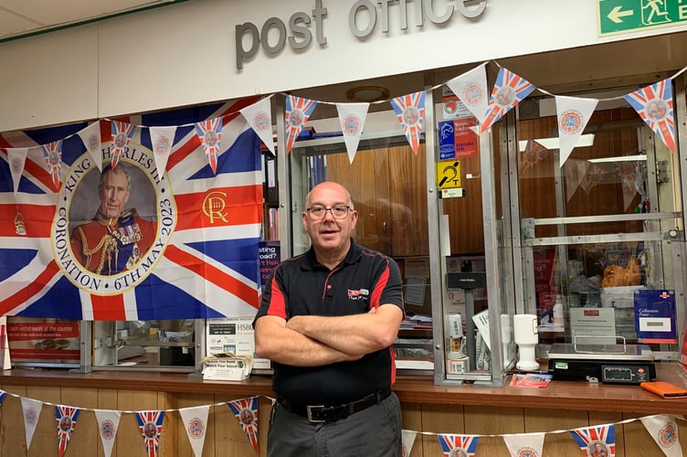 Gary at Menheniot Post Office. 