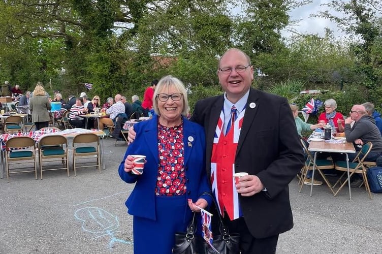 Sheryll Murray at the Big Lunch in Menheniot