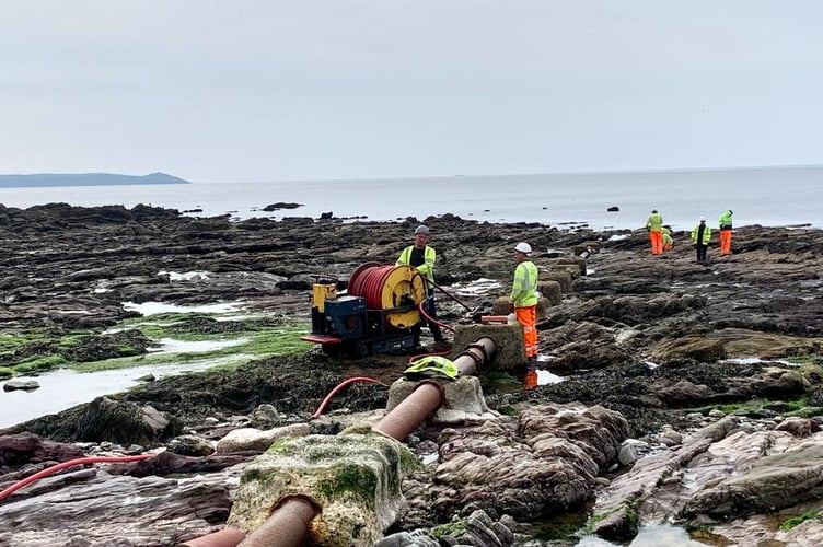 Concerns raised as outflow pipe near school reopened