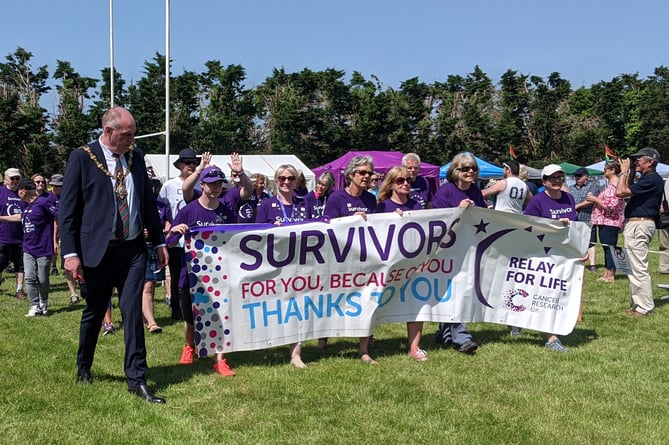 SURVIVORS begin Liskeard’s Relay for Life event