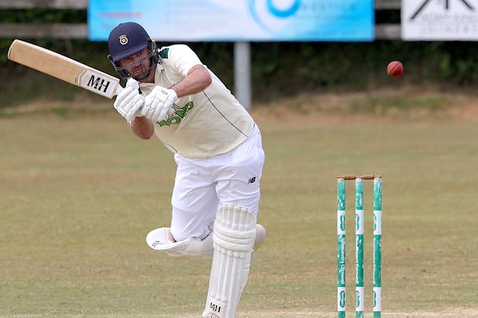 Ian Holland in action for Callington.