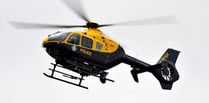 Bodmin police helicopter assists search for missing person 