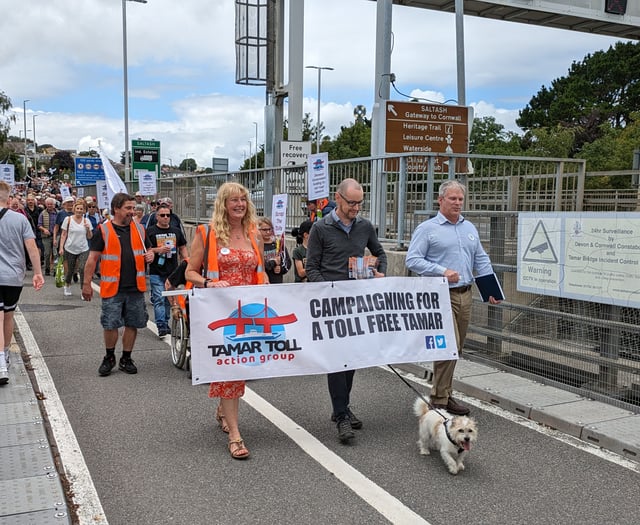 Absence of MPs at Tamar Bridge tolls protest criticised 