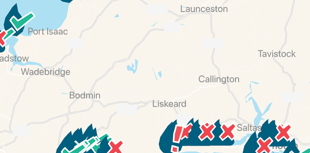 Pollution alerts issued for a number of Cornish beaches 