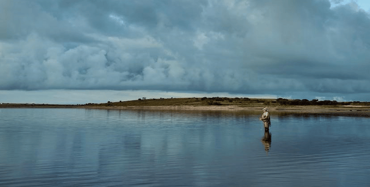 Andy Lawson fishing at Colliford