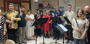 Bodmin Hospital halls filled with orchestral music