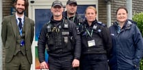 Police dog pays visit to Liskeard School and Community College