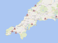 Flood warnings issued to areas across Cornwall