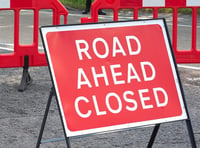 A38 stretch set for eight day closure for road works