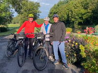 Veteran fundraising cyclist, 85, sets off on latest challenge