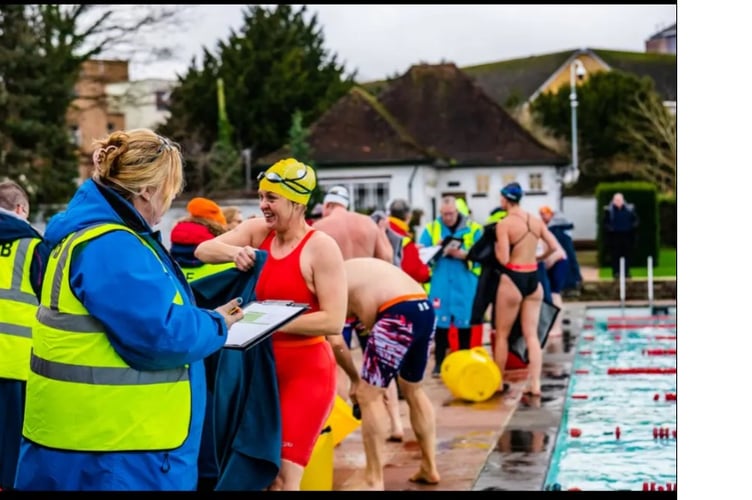 Sam at the championships in Cheltenham 