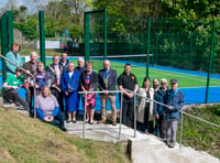 Sheryll Murray: A pleasure to open the newly refurbished tennis courts