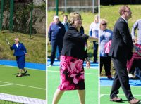 Refurbished tennis courts are officially opened in Torpoint 