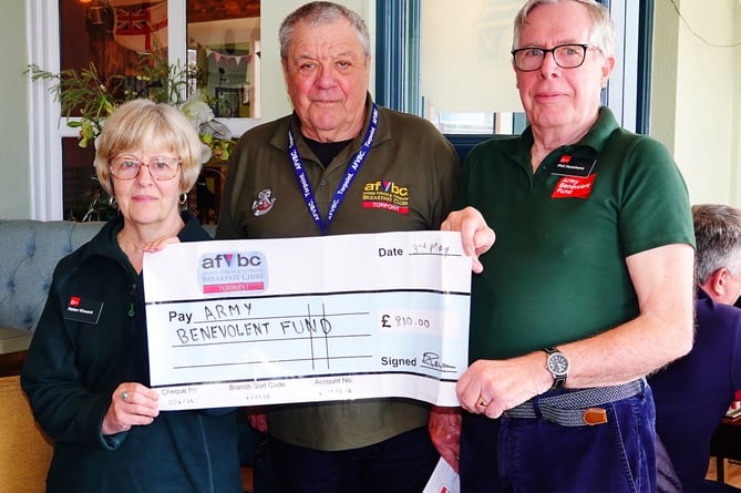 A cheque for £310 was handed over (Pictures: Andy Campfield) 