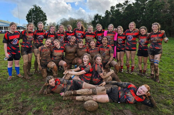 The Liskeard-Looe junior girls rugby club received a £1110 grant towards their forthcoming trip to France