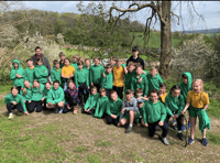 Students enjoy bird watching trip at Pentillie Castle 