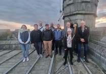 Beacon on top of church tower lit during D-Day 80 commemorations 