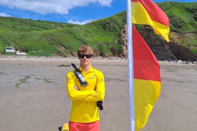 Ben Floyd, the lifeguard who performed the rescue