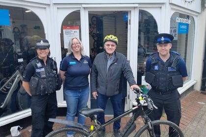 Police invite cyclists to get their bikes marked at event