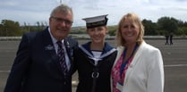 Royal Navy recruit passes muster despite setbacks