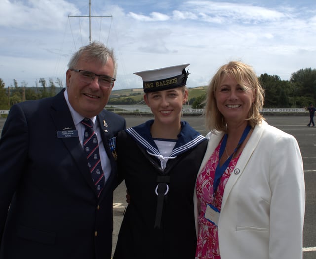 Royal Navy recruit passes muster despite setbacks