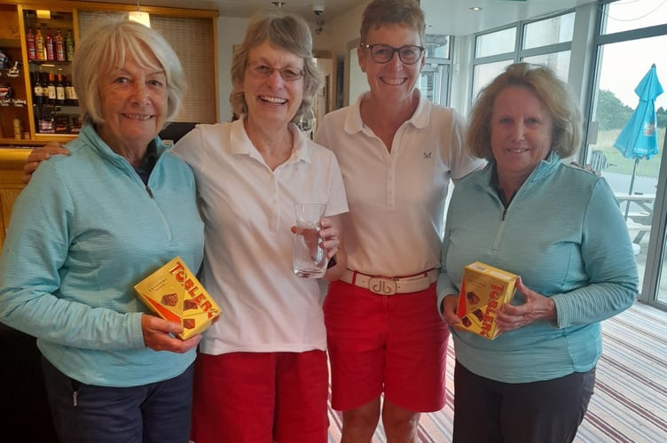 Wendy Phillips and Pam Hughes St Mellion Golf Club.